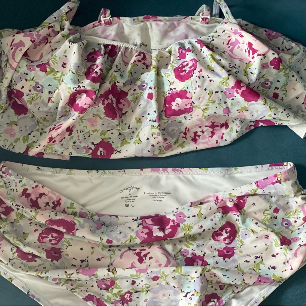 SweetHoney Women’s Floral Print Bikini Set - XL